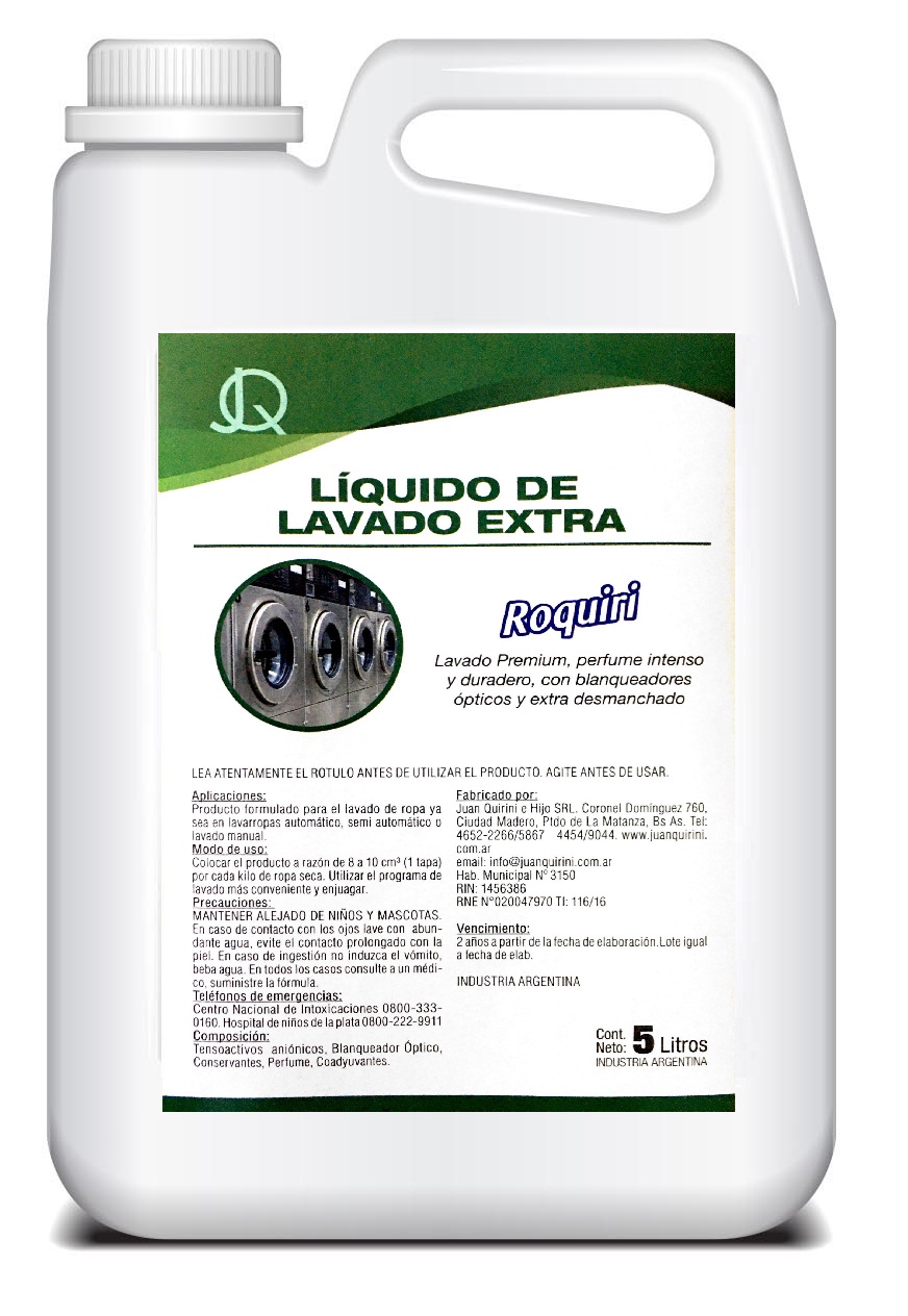 Líquido de lavado extra