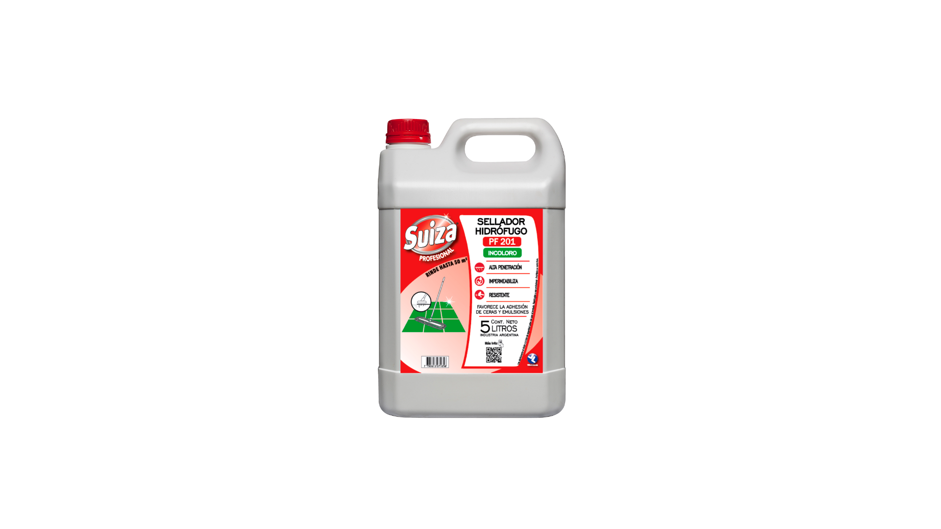 Sellador hidrófugo incoloro PF201 — 5.000 ml