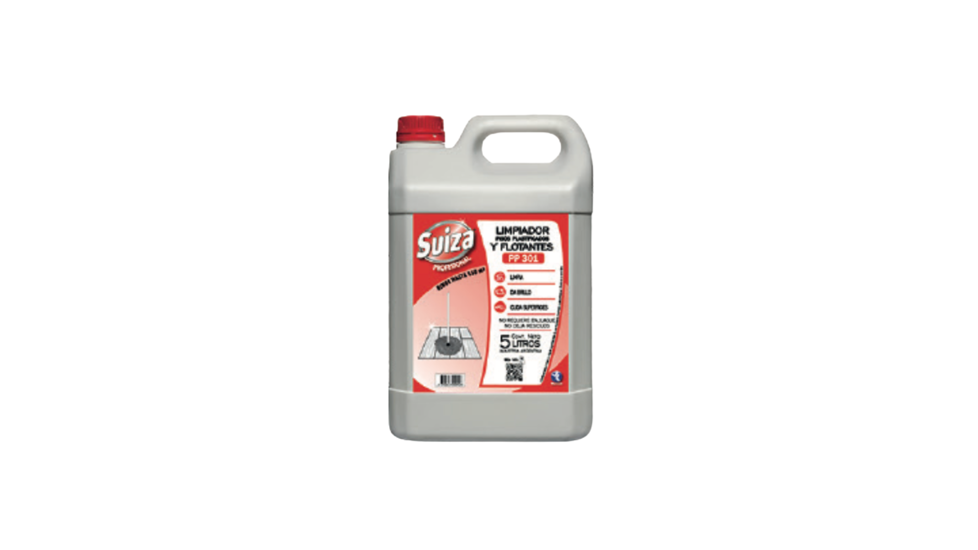 Limpiador para pisos plastificados y flotantes pp301 — 5.000 ml