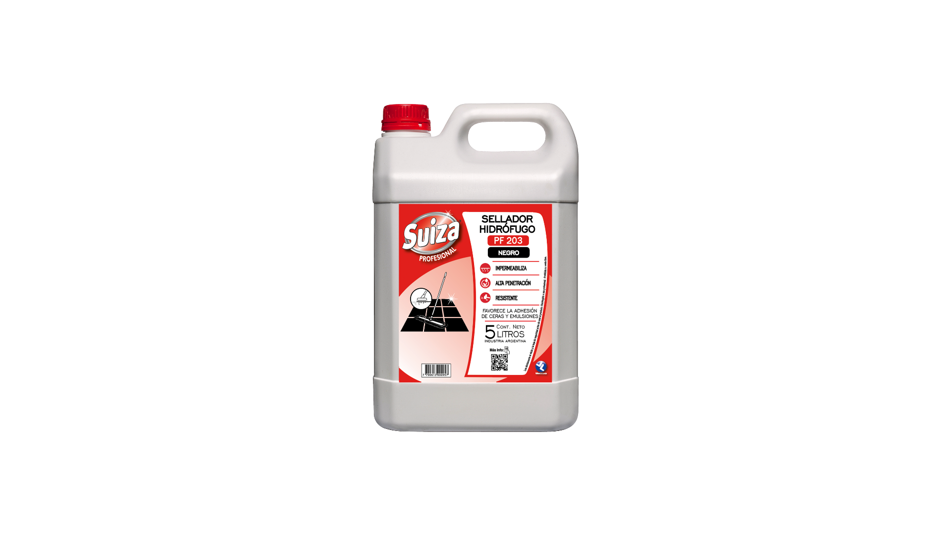 Sellador hidrófugo negro PF203 — 5.000 ml