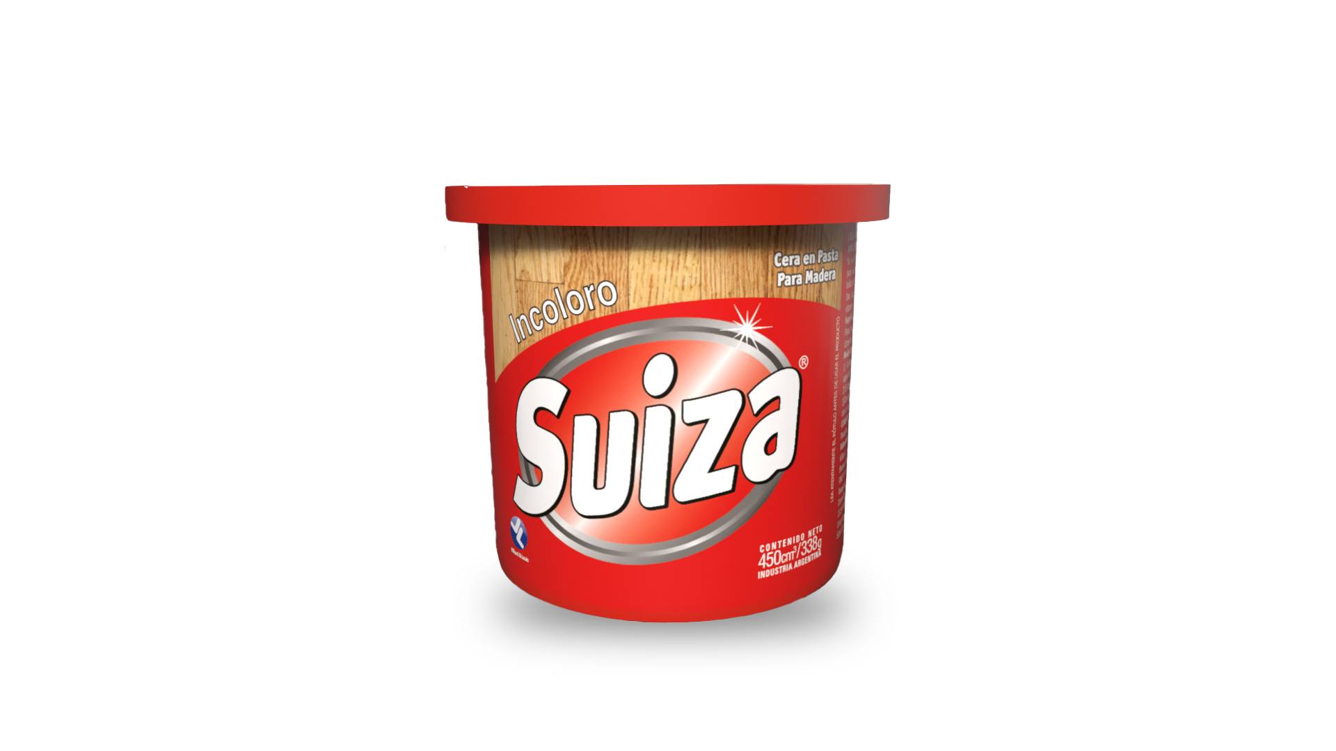 Cera en pasta Suiza incoloro — 450 cc