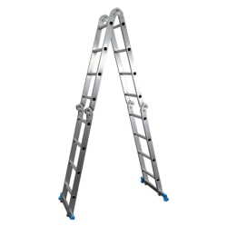 Escalera de aluminio articulada x 4